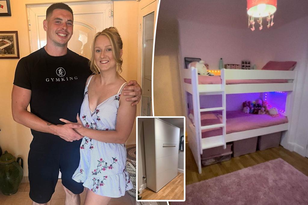 We gave our bedroom to our children and now they sleep in the living room, I didn't want them to be bitter